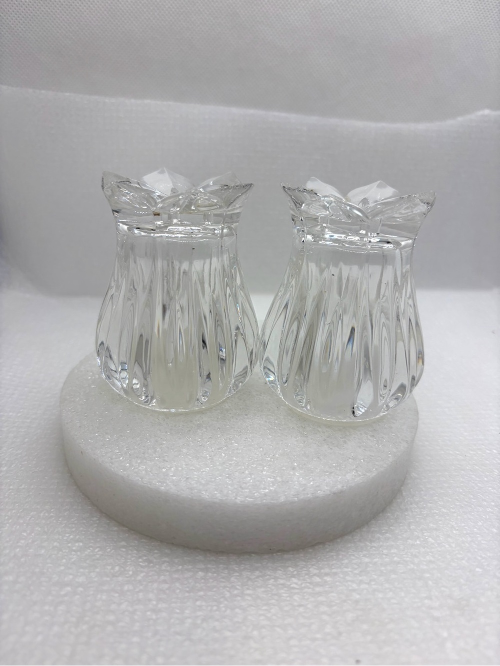 Gorham Lotus Salt and Pepper Shaker Set